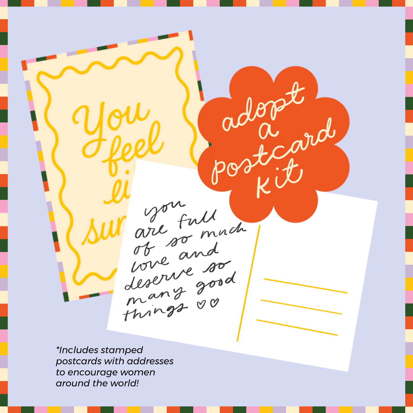 Adopt a Postcard Kit (25 Pre-stamped & Addressed Postcards)
