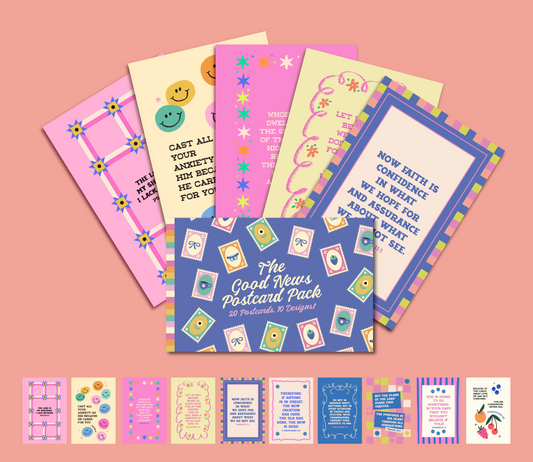 Good News Postcard Pack (20 postcards, 10 designs!)
